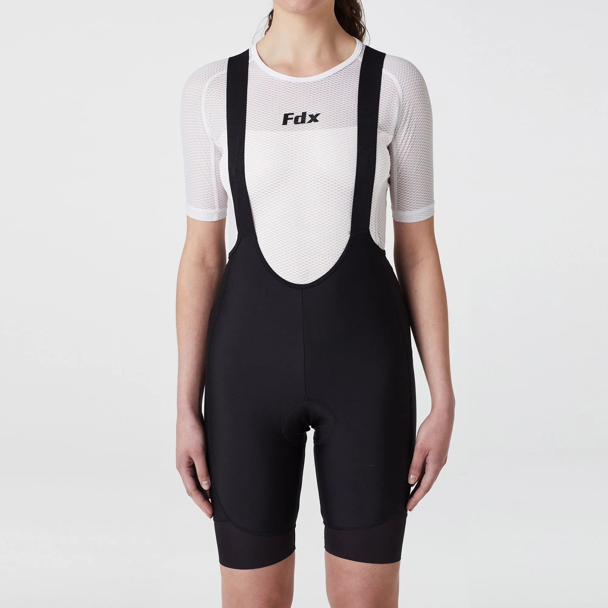 Fdx Women's & Girl's Set Duo Yellow / Grey Short Sleeve Cycling Jersey, Cargo Bib Shorts