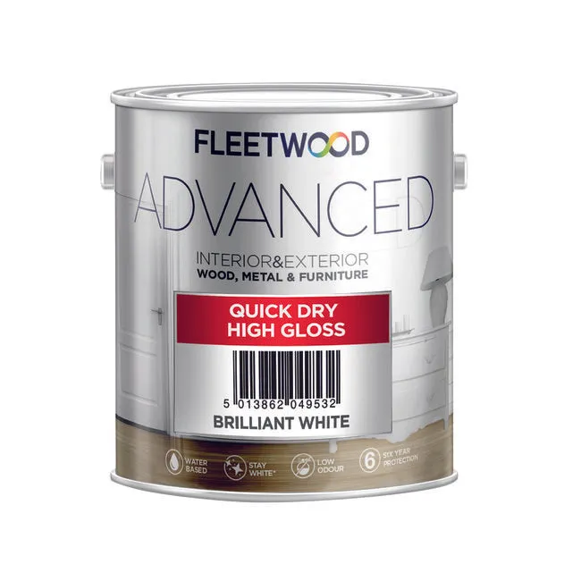 Fleetwood Advanced Gloss Brilliant White 2.5Ltr