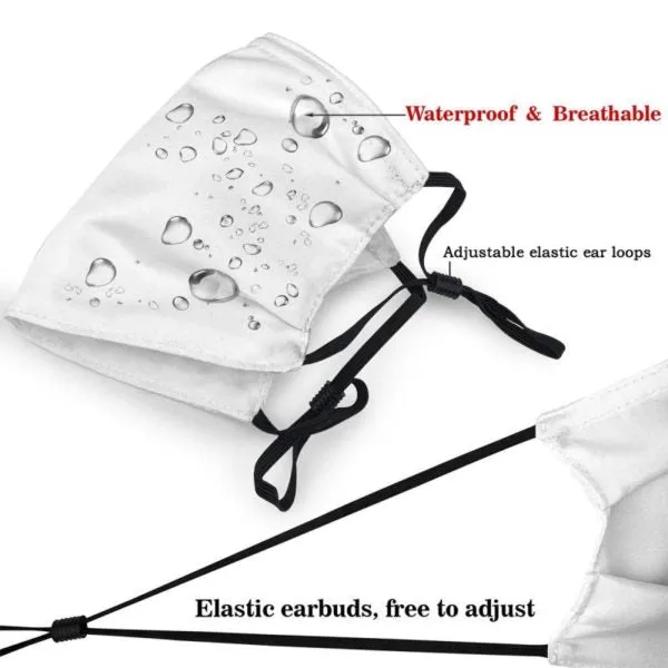 Football Face Mask Giants 3 Packs Washable Reusable Total With 6 Filters Breathable Sports Women Men Face Cover