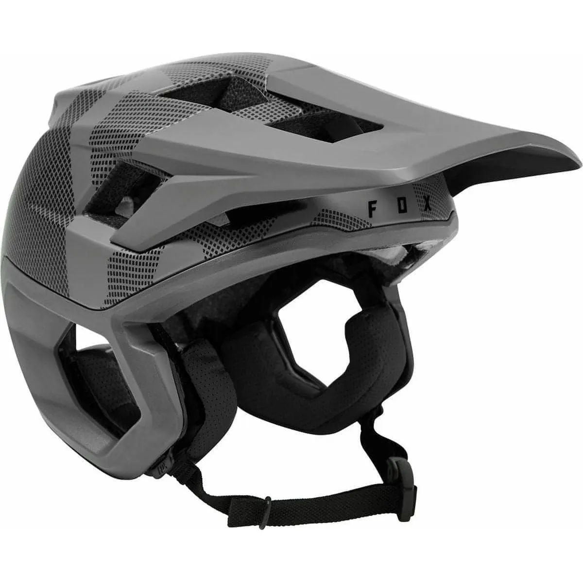 Fox Dropframe Pro Camo MTB Cycling Helmet - Grey