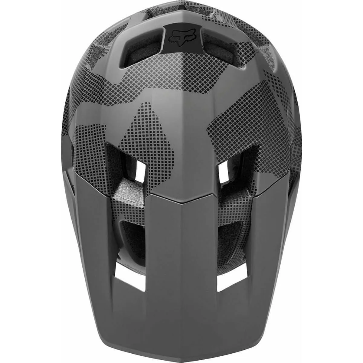 Fox Dropframe Pro Camo MTB Cycling Helmet - Grey