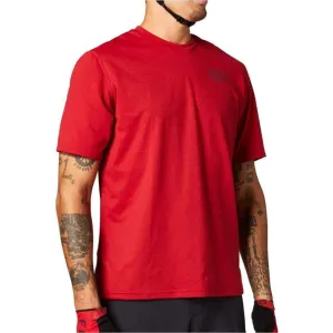 Fox Ranger PowerDry Short Sleeve Mens Cycling Jersey - Red