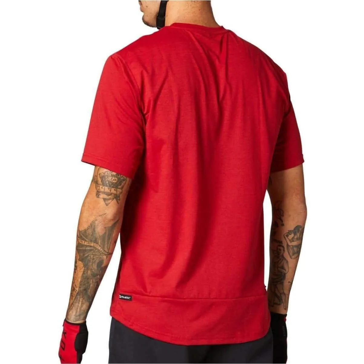Fox Ranger PowerDry Short Sleeve Mens Cycling Jersey - Red