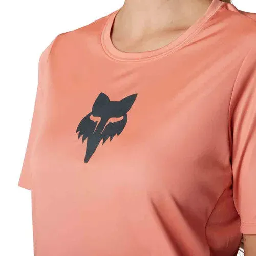 Fox Womens Ranger Ss Jersey Foxhead Salmon