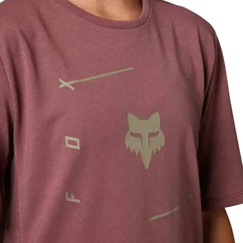 Fox Youth Ranger Dr Ss Jersey Veni Cordovan Red S