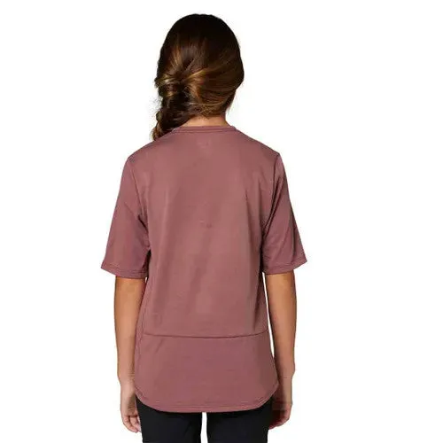 Fox Youth Ranger Dr Ss Jersey Veni Cordovan Red S