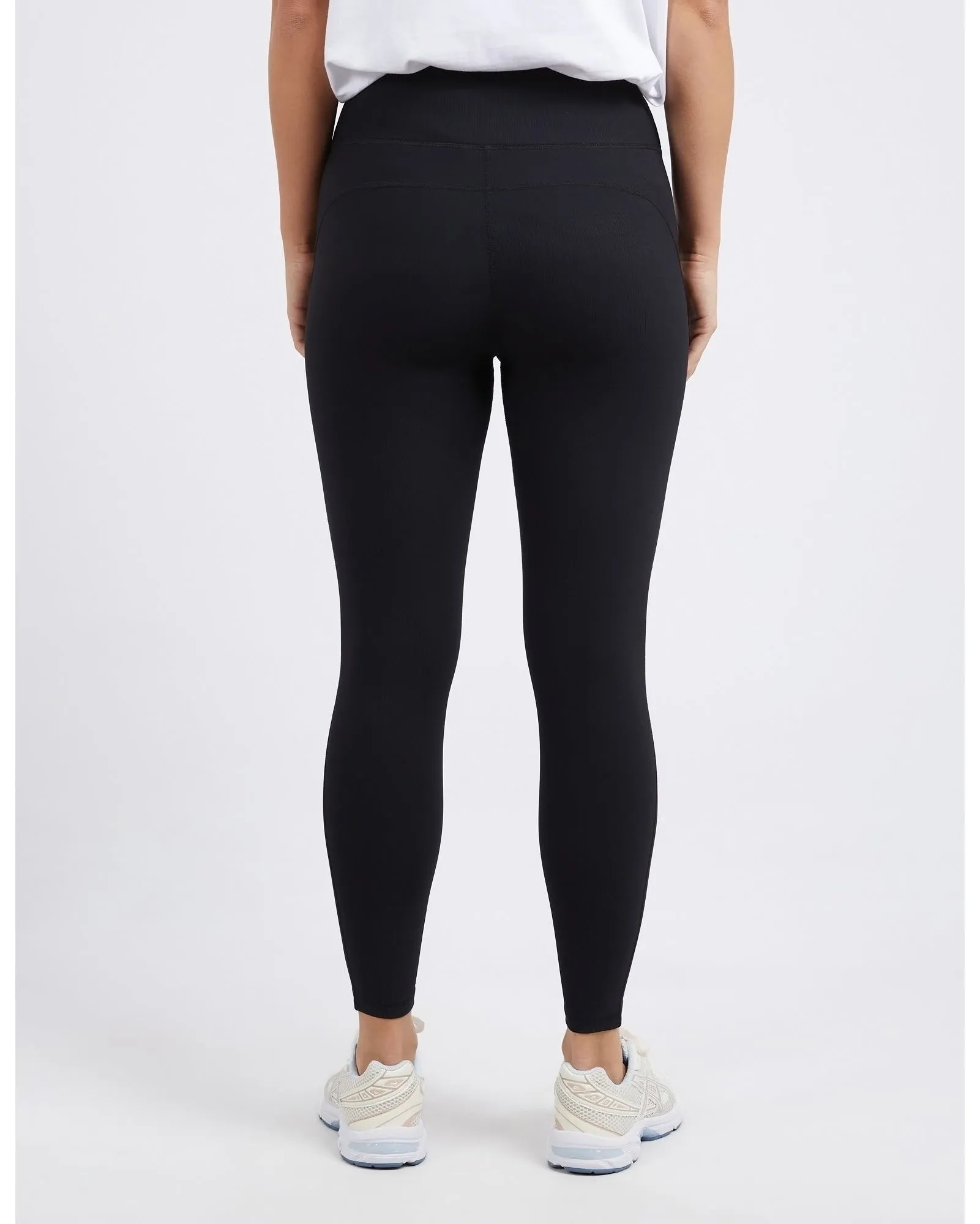 Foxwood Luxe Rib Leggings - Black
