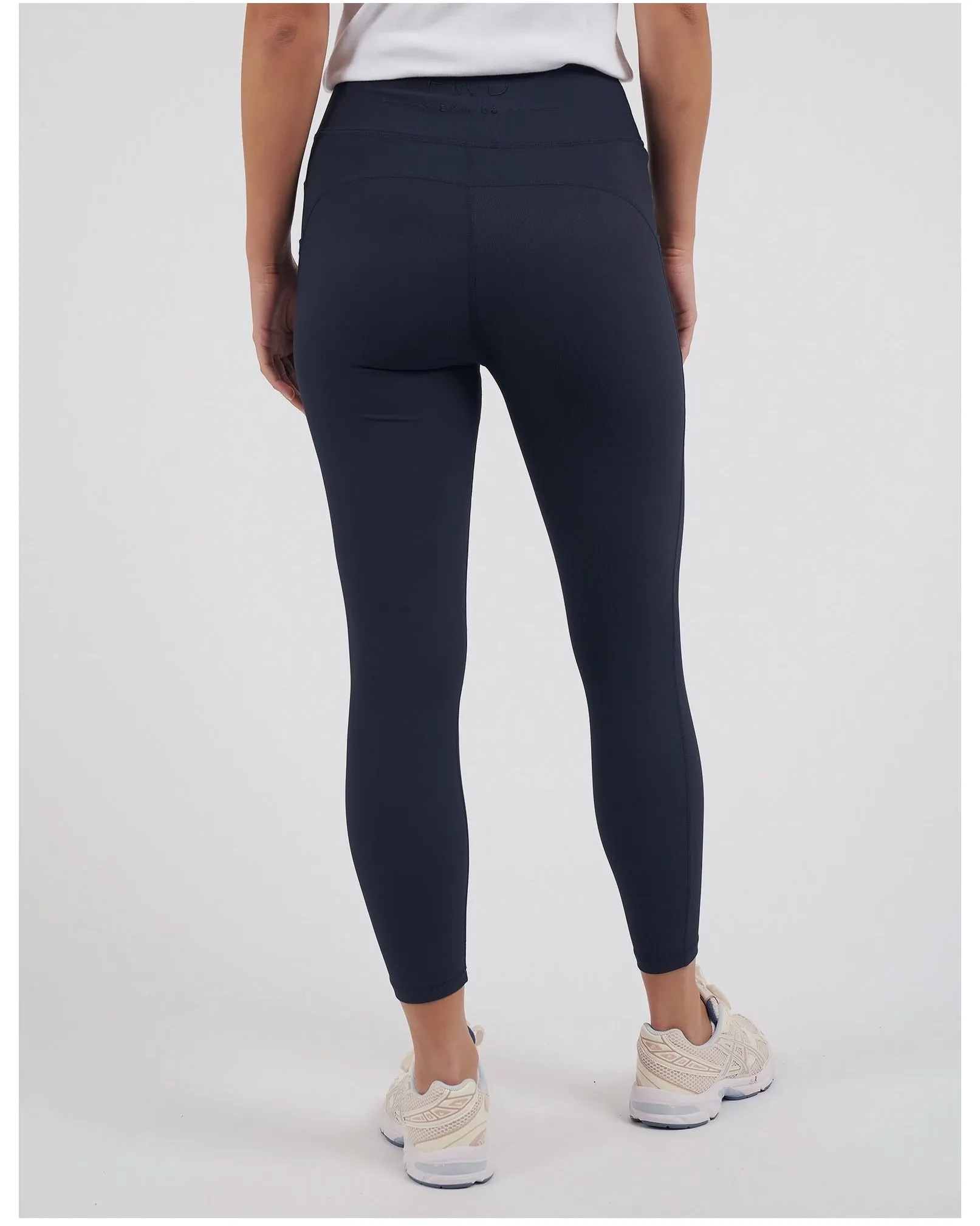 Foxwood Luxe Rib Leggings - Navy