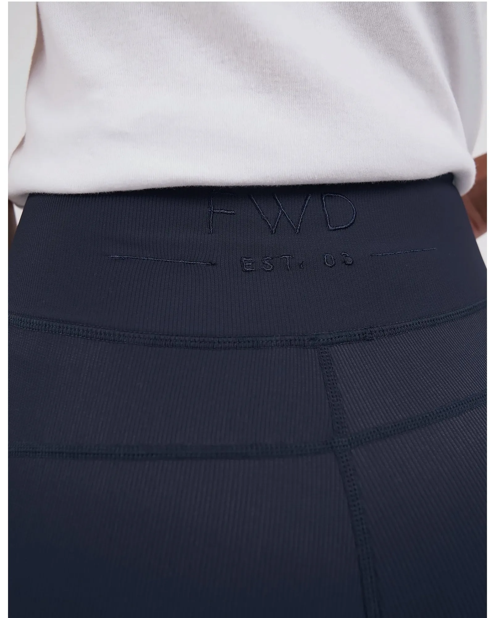 Foxwood Luxe Rib Leggings - Navy