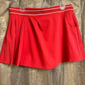 Free People Movement Round Robin Cayanne Coral Tennis Skirt XL NWOT