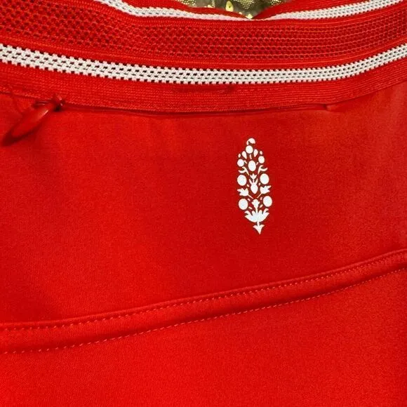 Free People Movement Round Robin Cayanne Coral Tennis Skirt XL NWOT