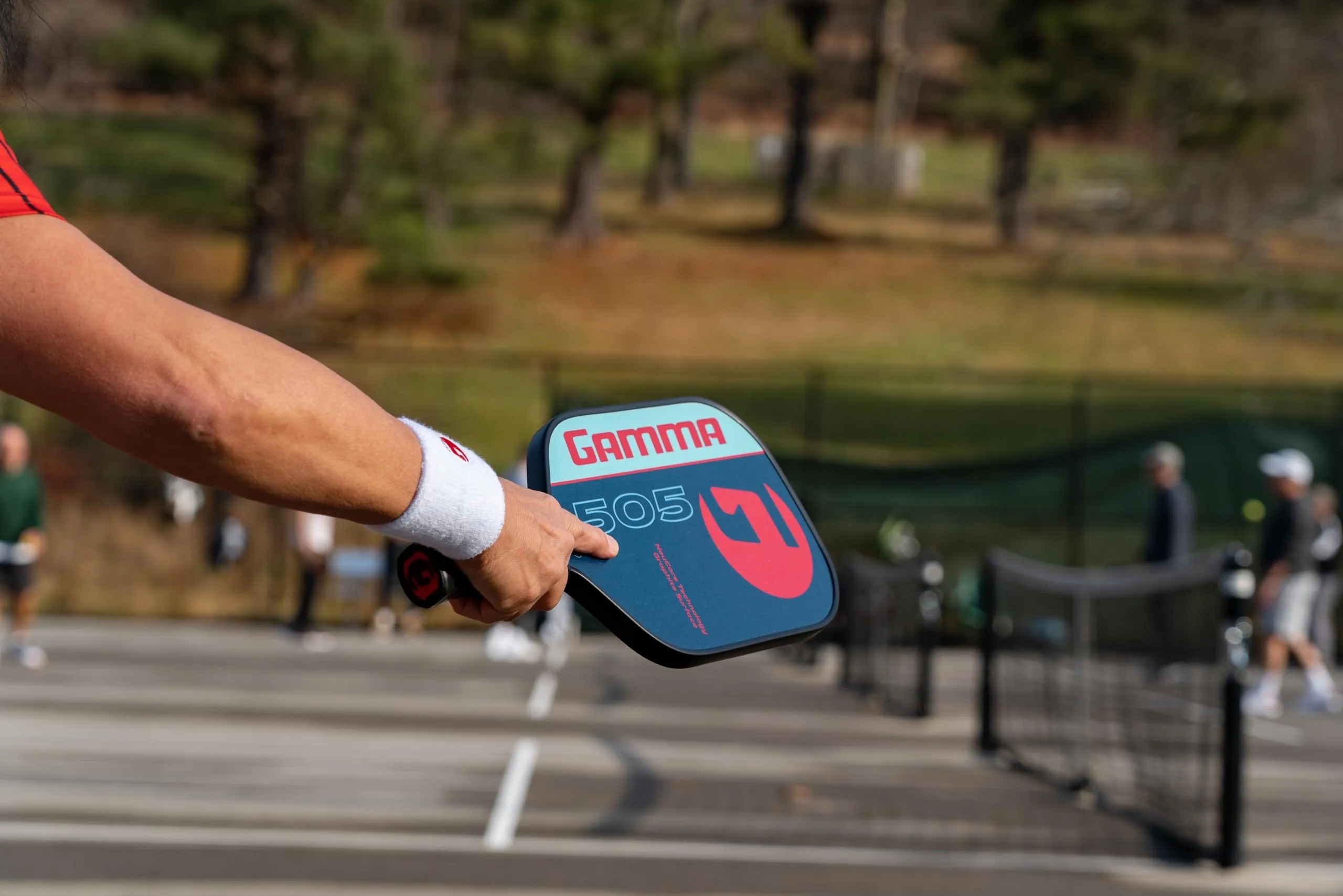 GAMMA Sports Adult 505 ro ickleball addle Textured Graphite-Face