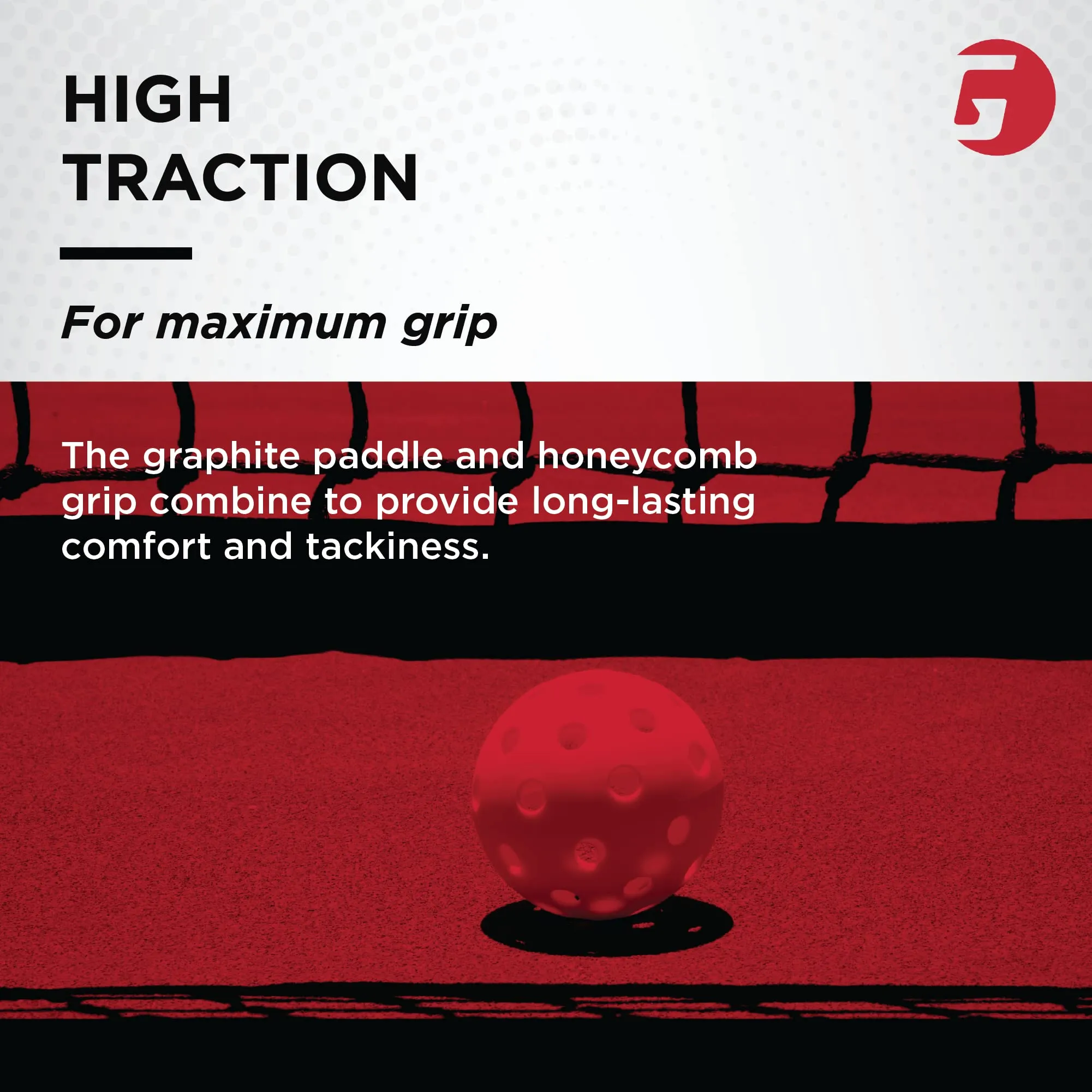 GAMMA Sports Adult 505 ro ickleball addle Textured Graphite-Face