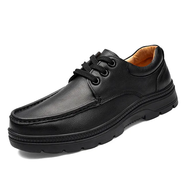 Genuine leather shoes men luxury brand formal dress male footwear comfortable work italian business office oxford shoes for men