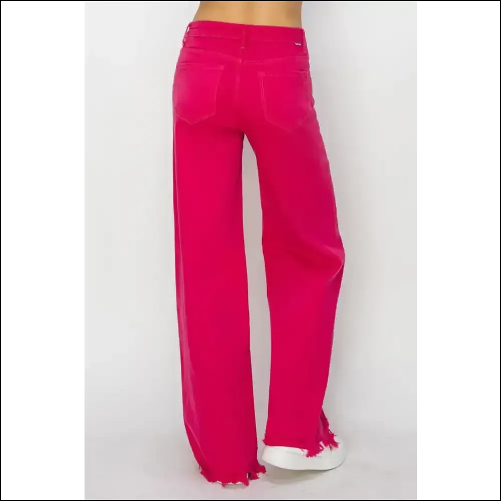 Get Risen High Rise Wide Leg Jeans: Comfort, Style, and Leg Magic Awaits! 🎉👖