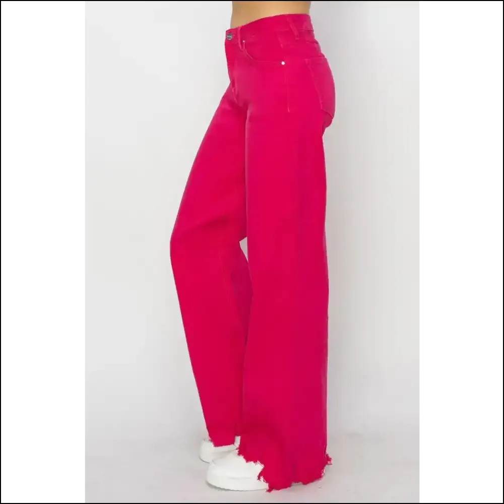 Get Risen High Rise Wide Leg Jeans: Comfort, Style, and Leg Magic Awaits! 🎉👖