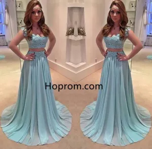 Graduation Dress Prom Dresses 2017 Sexy V Neck Evening Dress Appliques Party Gowns