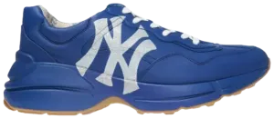 Gucci Rhyton Leather Blue 'NY Yankees' Sneakers for Men