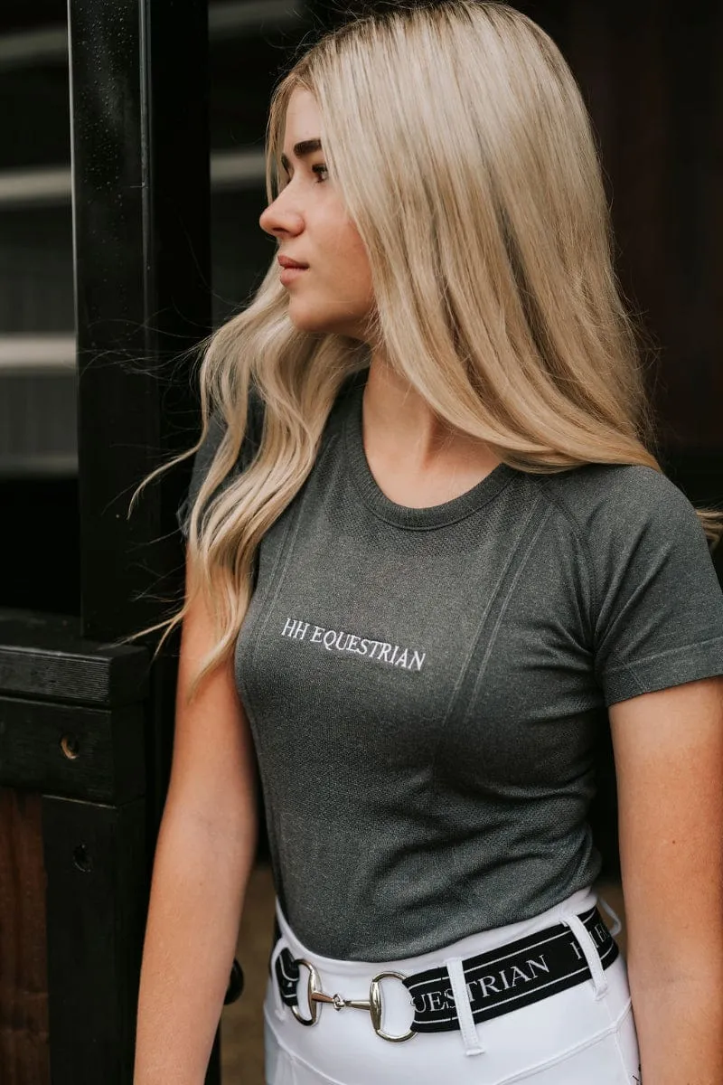 Hampton & Harlow Equestrian Tee Womens Crew