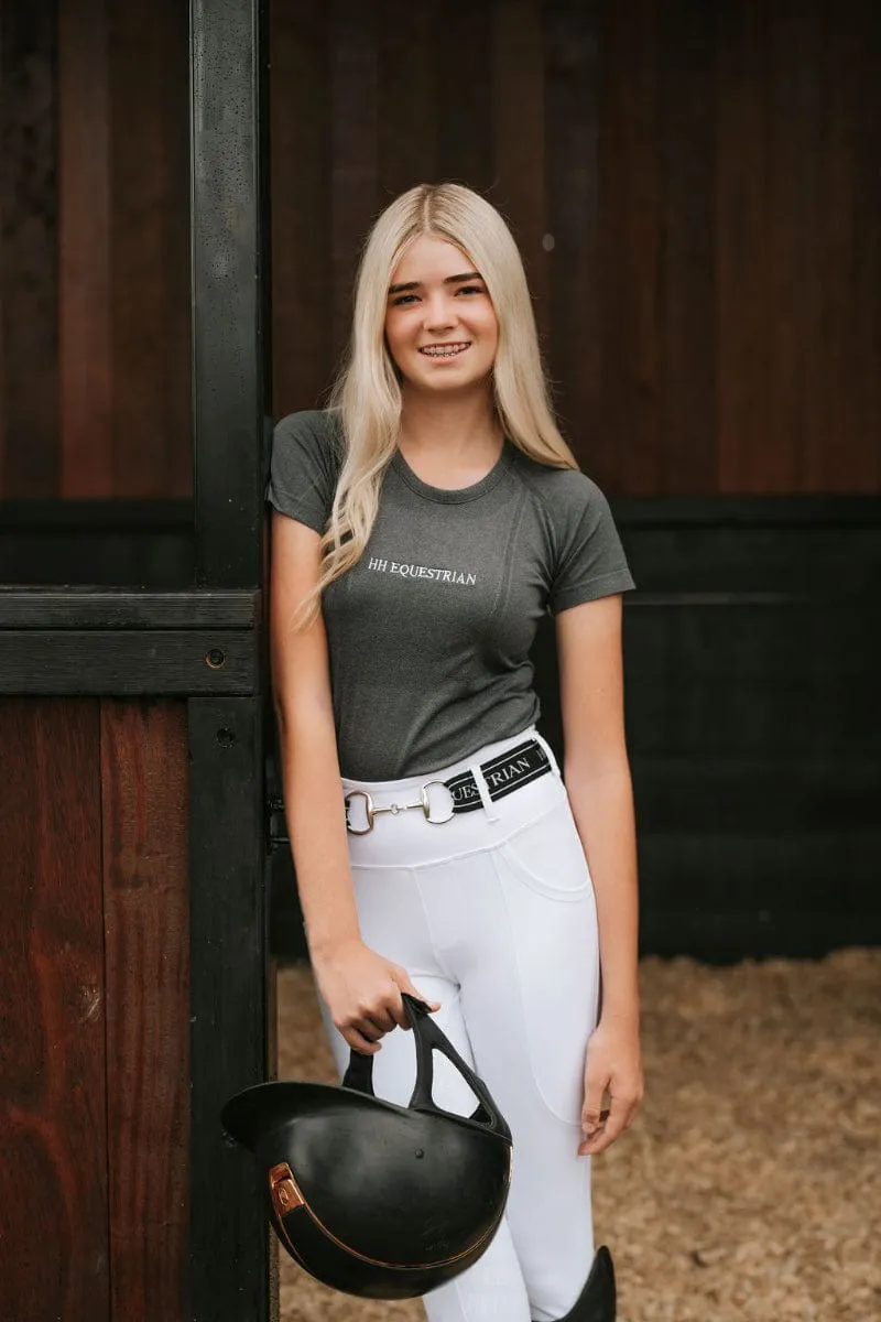 Hampton & Harlow Equestrian Tee Womens Crew