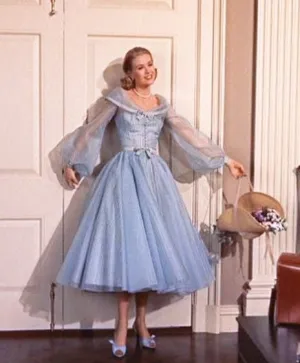 High Society Blue Grace Kelly Dress Prom Dress
