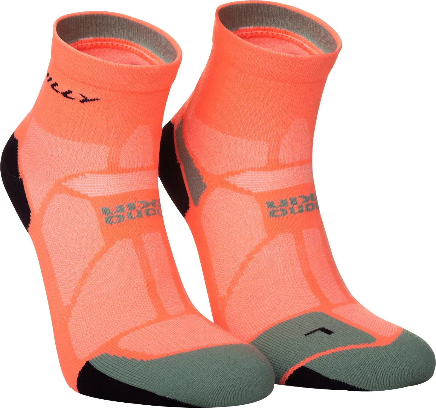 Hilly Marathon Fresh Anklet Running Socks - Orange