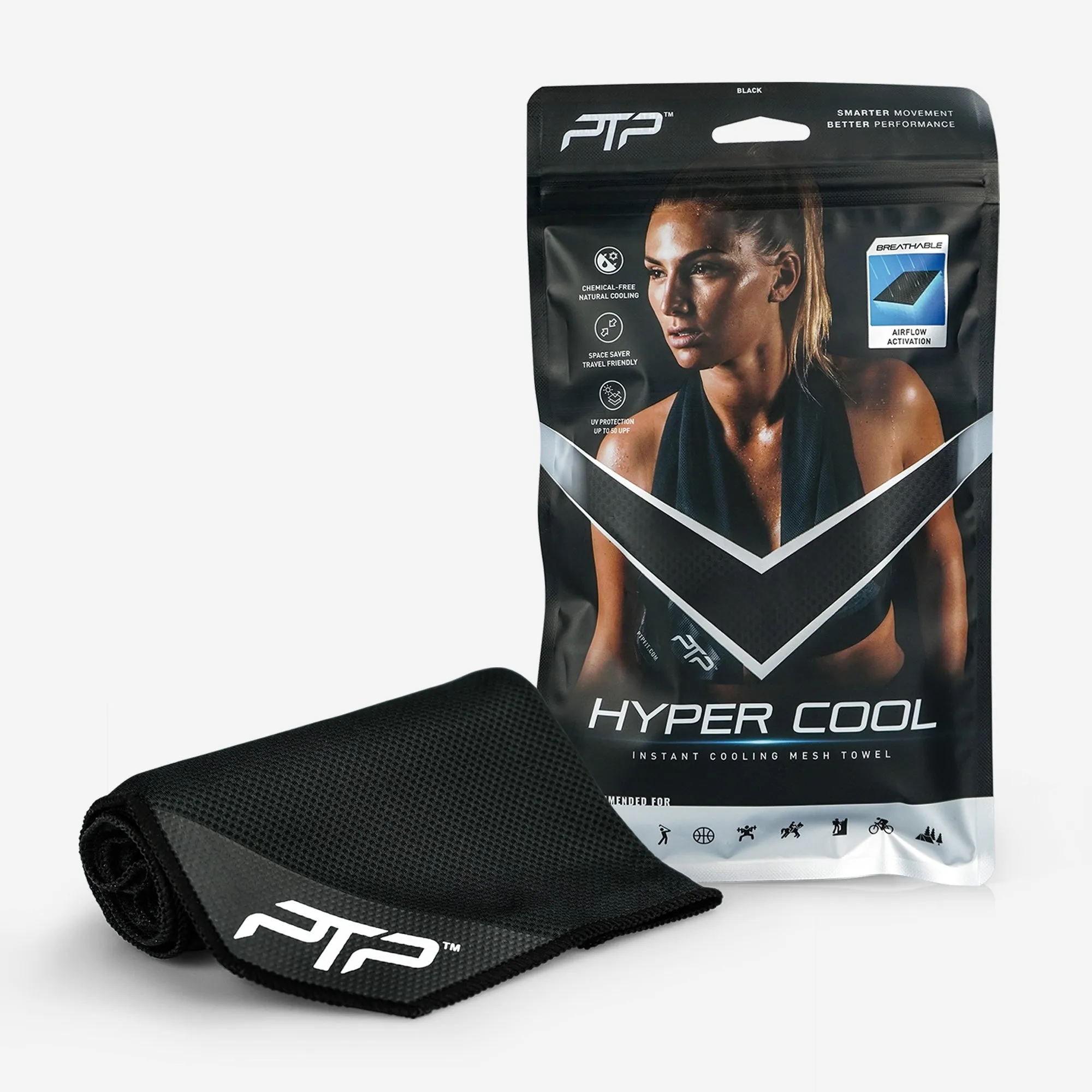 HYPER COOL TOWEL BLACK REGULAR