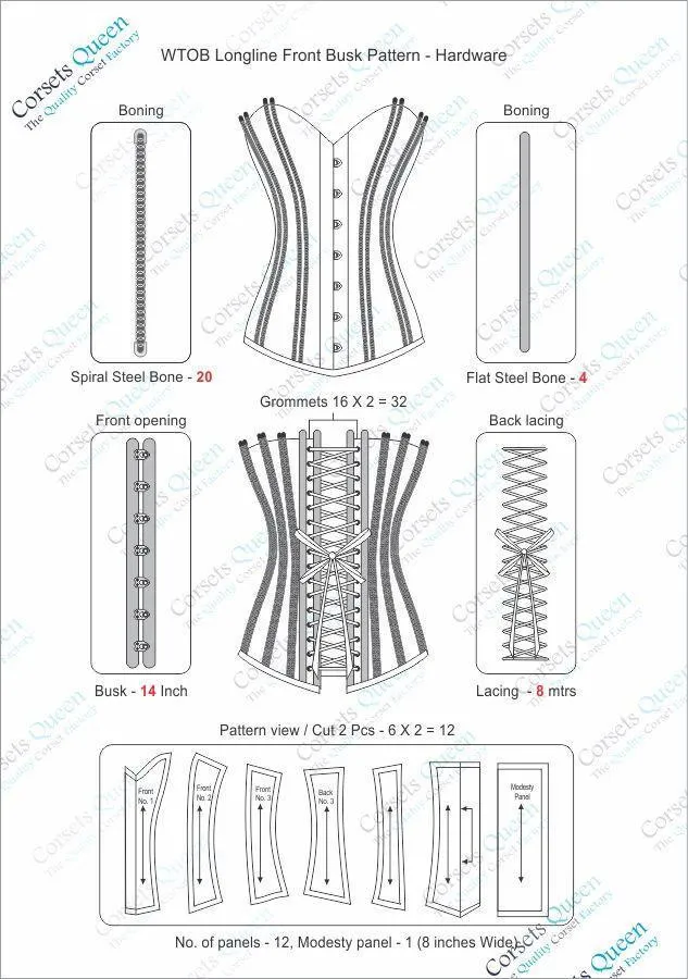 Isamar Longline Waist Training Corset