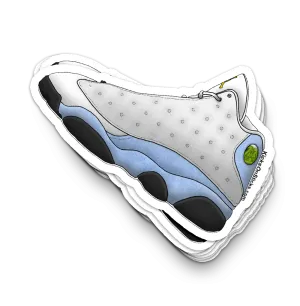 Jordan 13 "Blue Grey" Sneaker Sticker