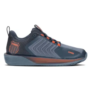 K-Swiss Ultrashot 3 Clay Men's Tennis Shoe (Blue/Orange)