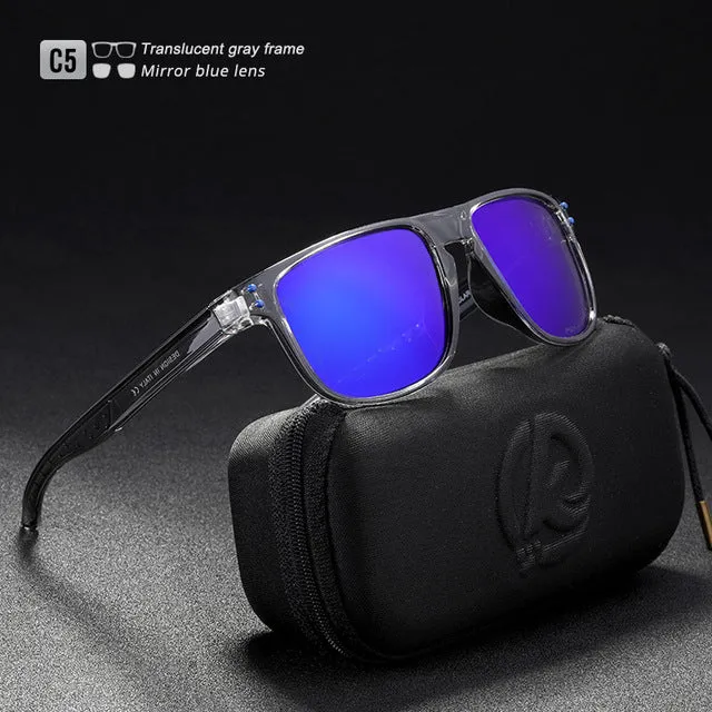 KDEAM Durable Lightweight Polarized Sunglasses All-fit Size  Hard Case included