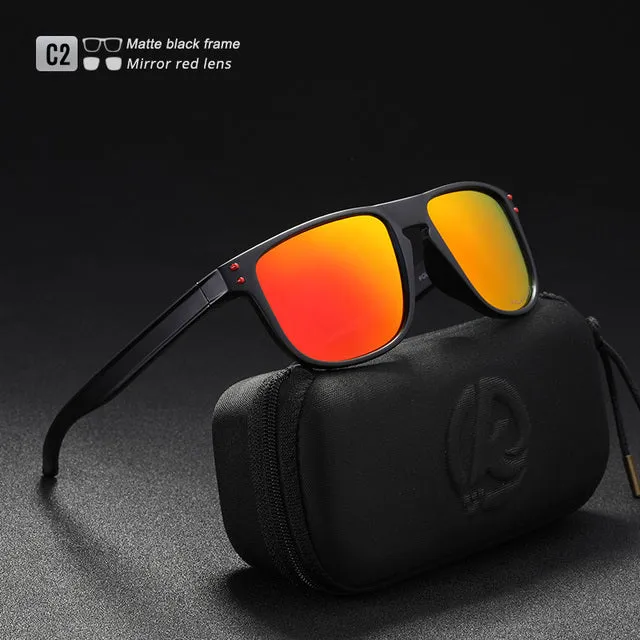 KDEAM Durable Lightweight Polarized Sunglasses All-fit Size  Hard Case included