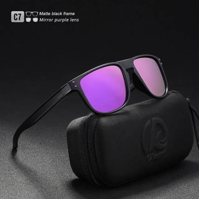 KDEAM Durable Lightweight Polarized Sunglasses All-fit Size  Hard Case included