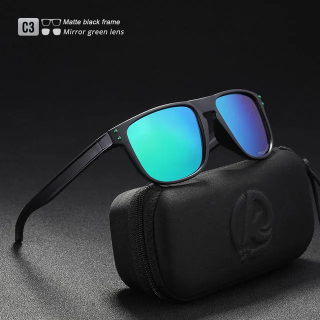 KDEAM Durable Lightweight Polarized Sunglasses All-fit Size  Hard Case included