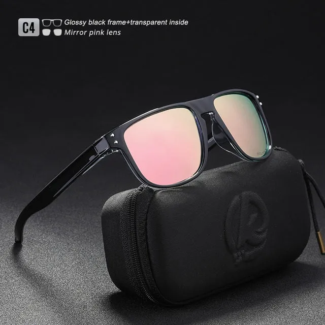 KDEAM Durable Lightweight Polarized Sunglasses All-fit Size  Hard Case included