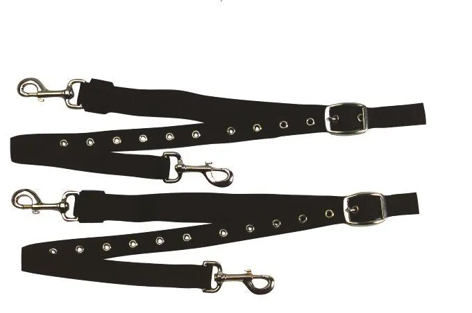 Kincade Adjustable Nylon Side Reins With Elastic