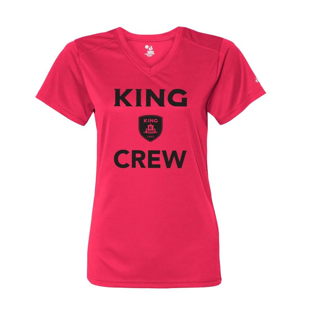 King Womens Swing Short Sleeve Training Top (Lightweight)