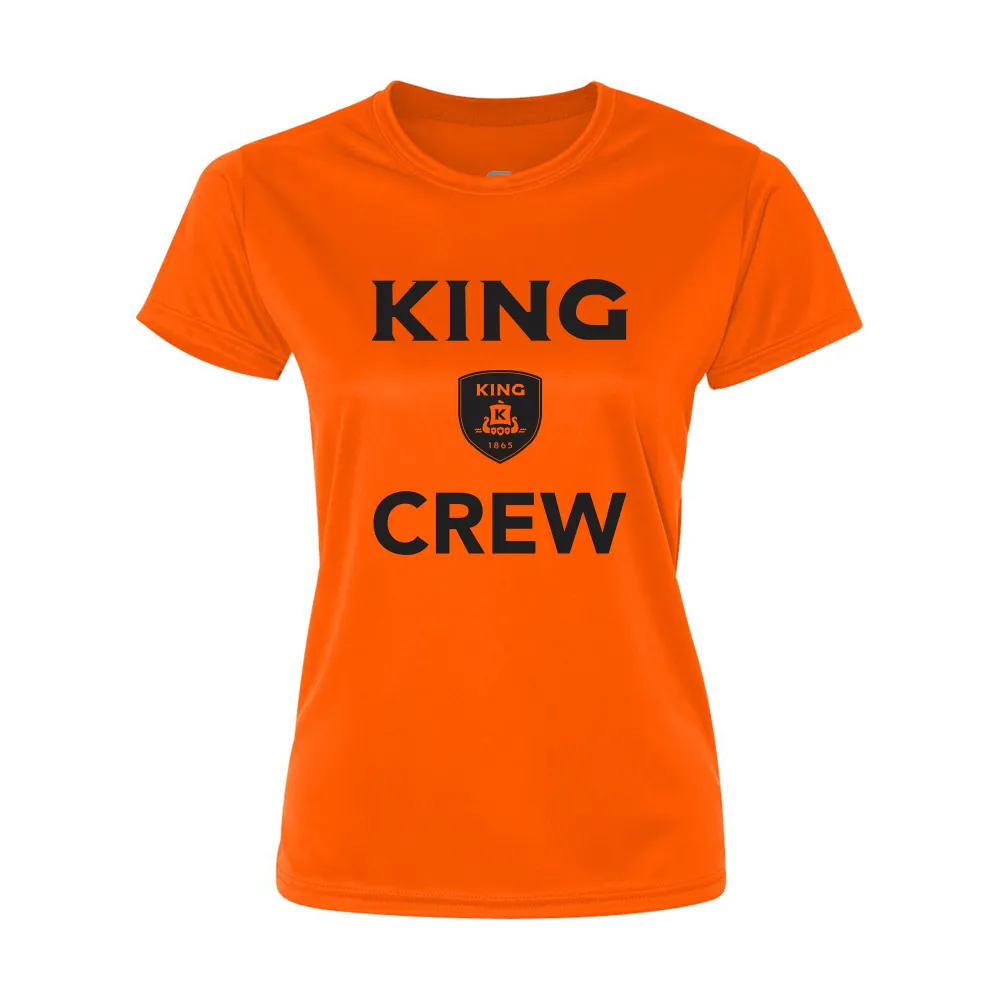 King Womens Swing Short Sleeve Training Top (Lightweight)