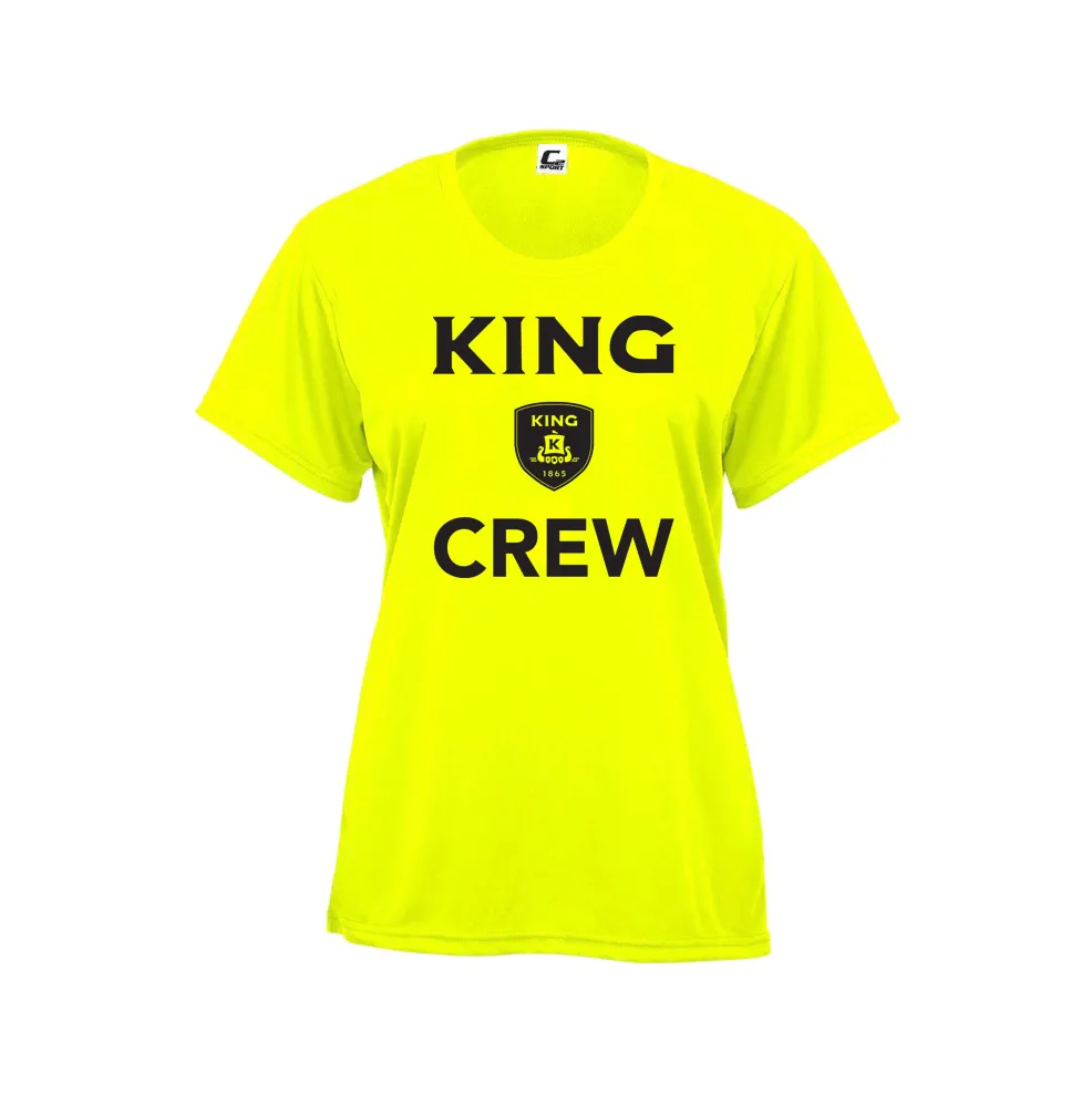 King Womens Swing Short Sleeve Training Top (Lightweight)