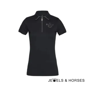 Kingsland KLNaina Ladies Tec Micro Pique Polo Shirt - Navy