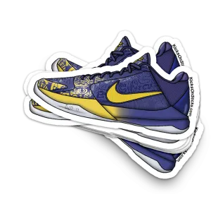 Kobe 5 "5 Rings" Sneaker Sticker