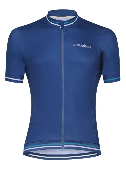 La Classica Sanremo Men's Cycling Jersey - Blue Moon