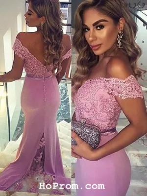 Lace Off Shoulder Prom Dress Off Shoulder Evening Dress