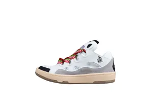 Lanvin White and Grey Sneakers