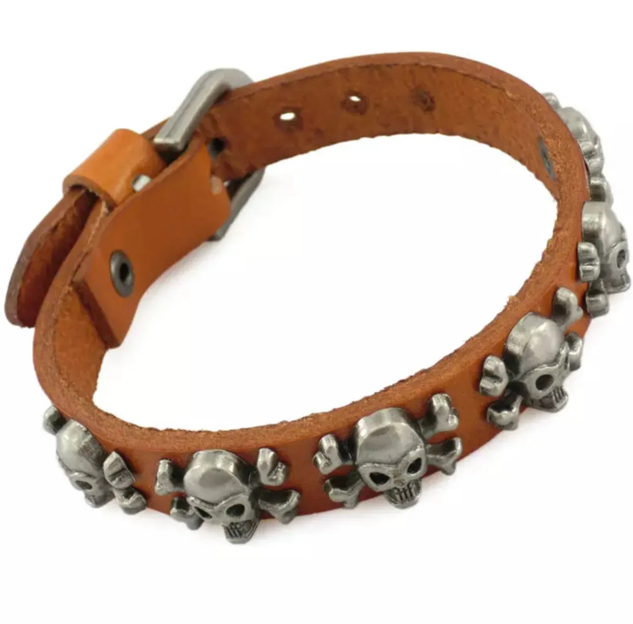 Leather Pirate Bracelet 460-03 | Erika Williner Designs
