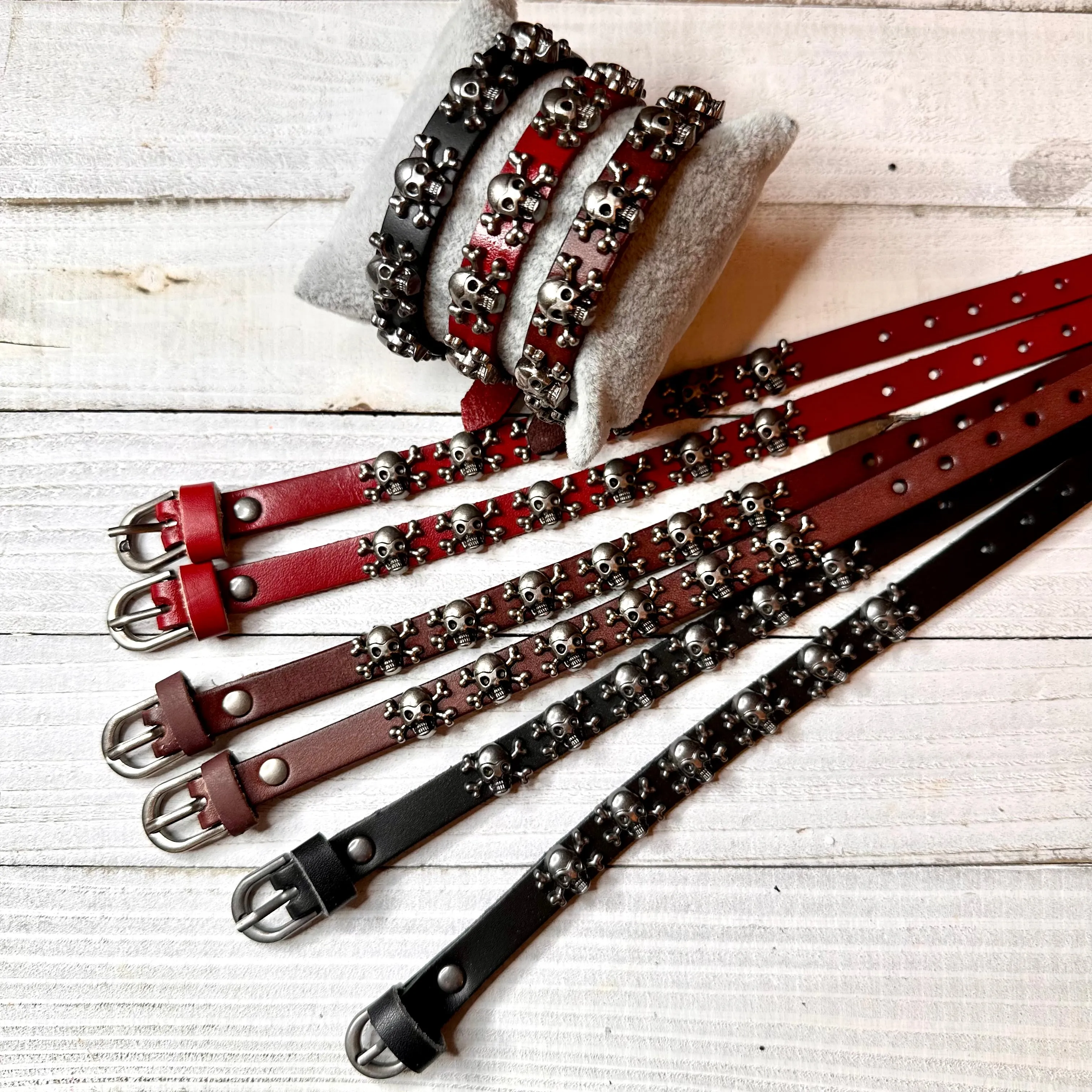 Leather Pirate Bracelet 460-03 | Erika Williner Designs