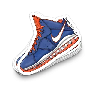 Lebron 8 "Hardwood Classic" Sneaker Sticker