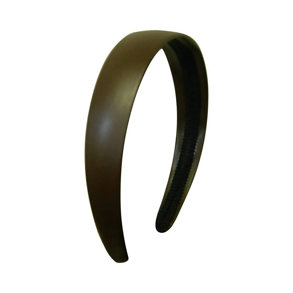 Light Purple 1 Inch Wide Leather Like Headband Solid Hair band for Women and Girls | Multiple Colors