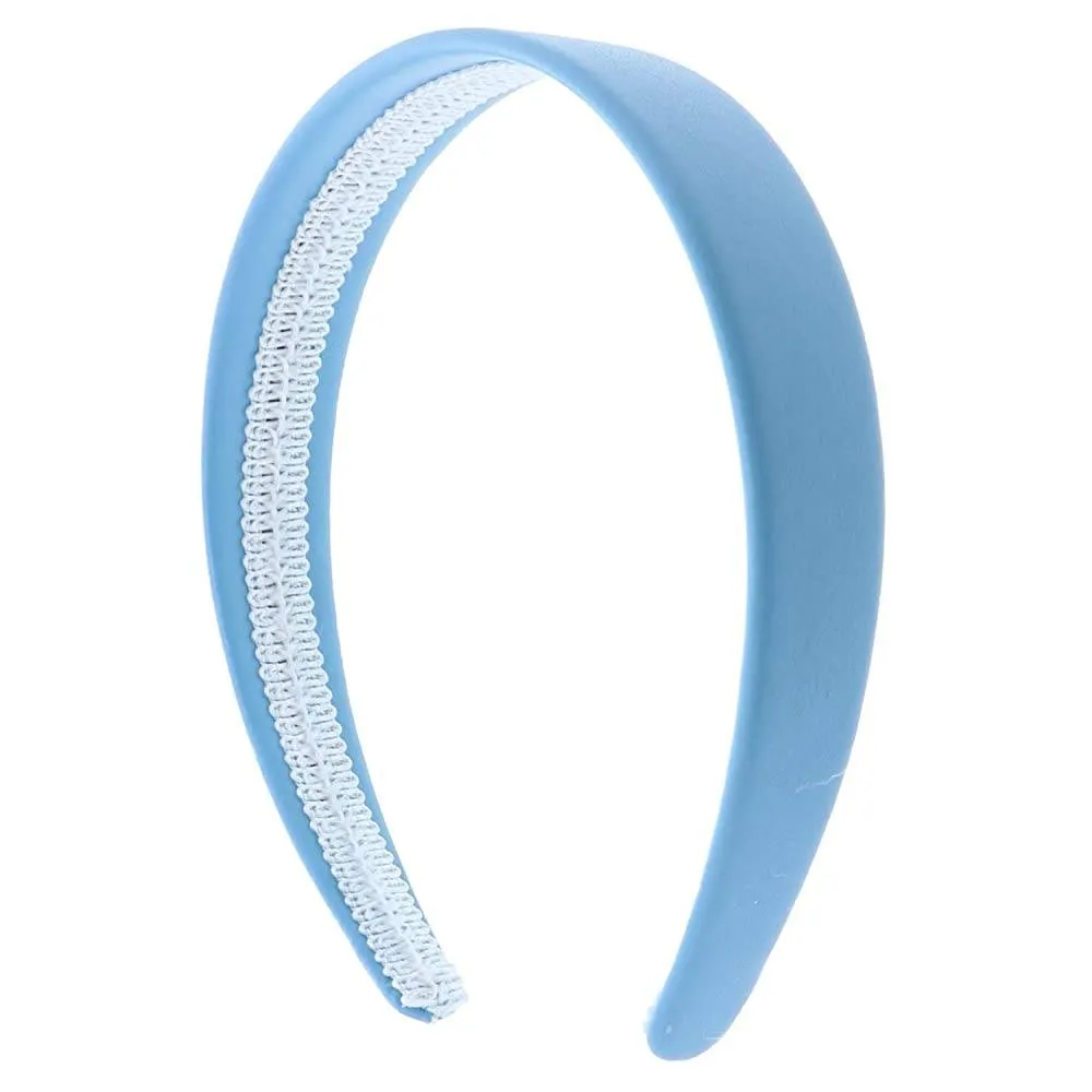 Light Purple 1 Inch Wide Leather Like Headband Solid Hair band for Women and Girls | Multiple Colors