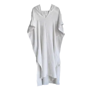 Linen Kaftan with Hoodie